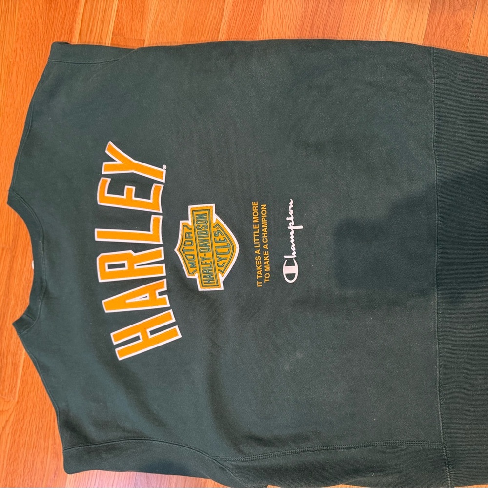Champion Dark Green Sweatshirt - Picture 2 of 3